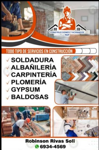 TODO TIPOS DE SERVICIO DE CONSTRUCCION